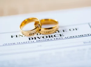 divorce-papers-and-a-pair-of-wedding-rings-raleigh-nc